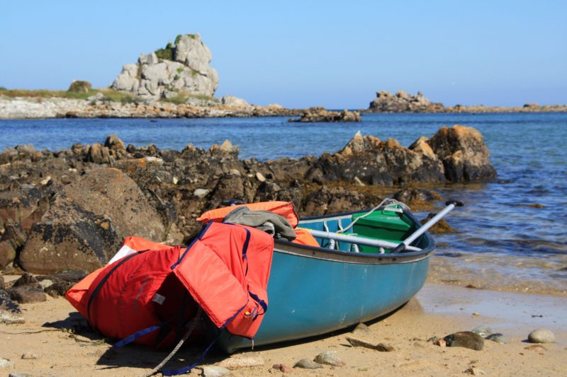 Kleine camping aan zee